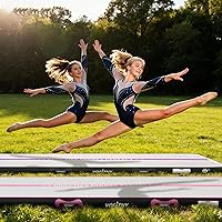 Vista 7 de VOFiTNY Colchoneta de gimnasia multiusos de 6.6/10/13/16/20 pies, resistente e inflable, para el hogar y el gimnasio