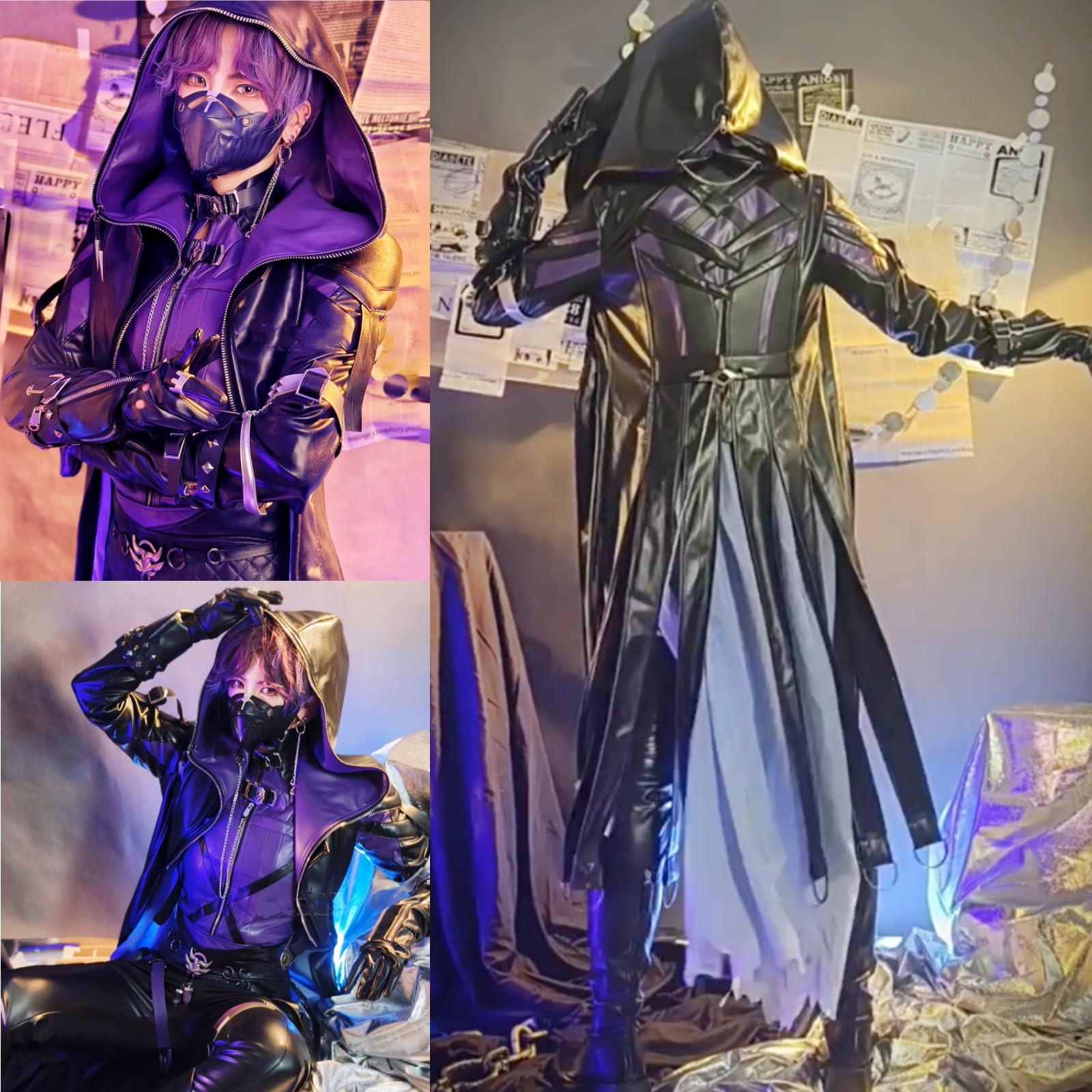 Amazon.co.jp: ウィッグ付 恋と深空 ホムラ 祁煜 コスプレ衣装