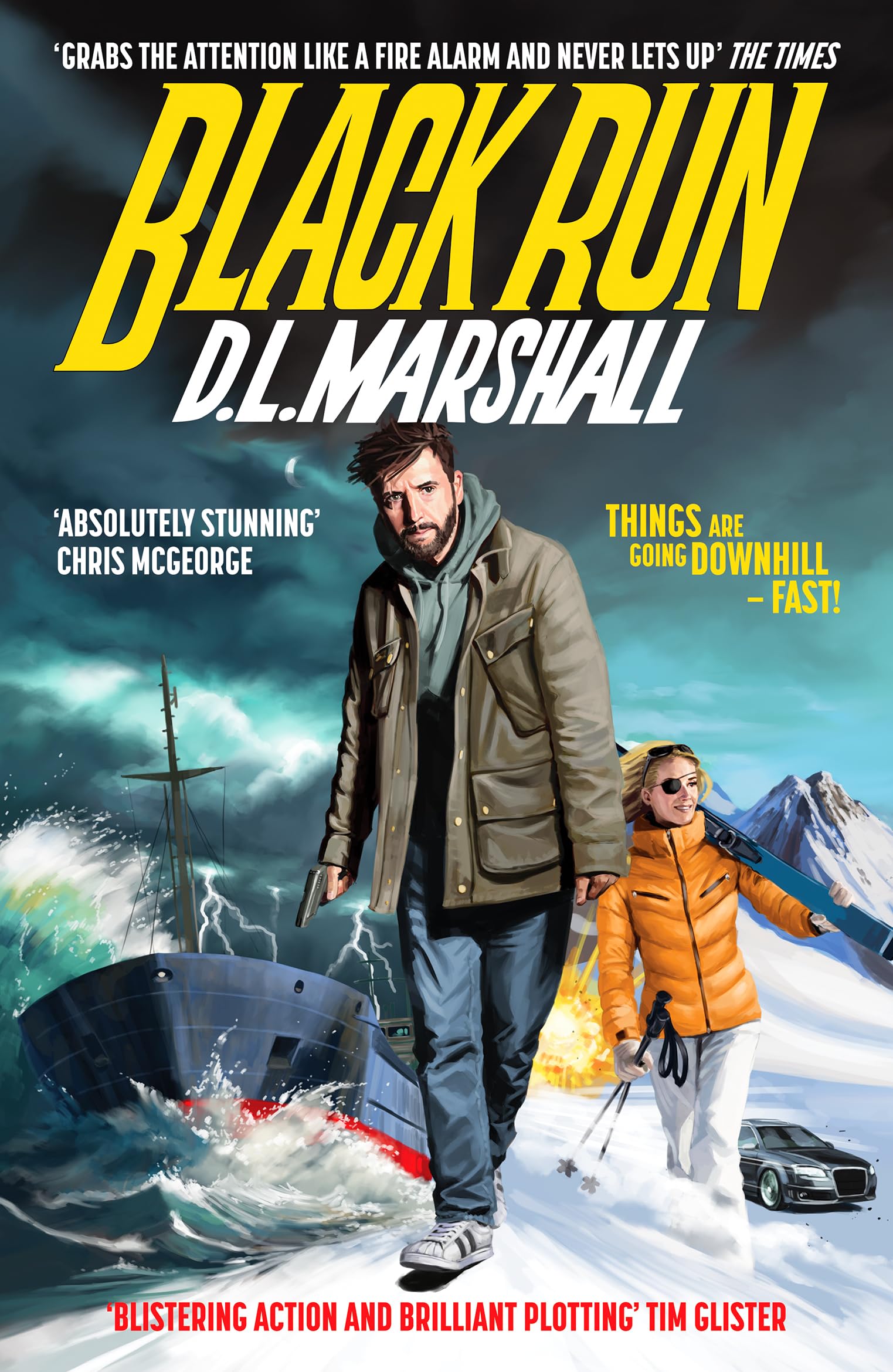 Black Run by D L Marshall PAPERBACK 9781804365892