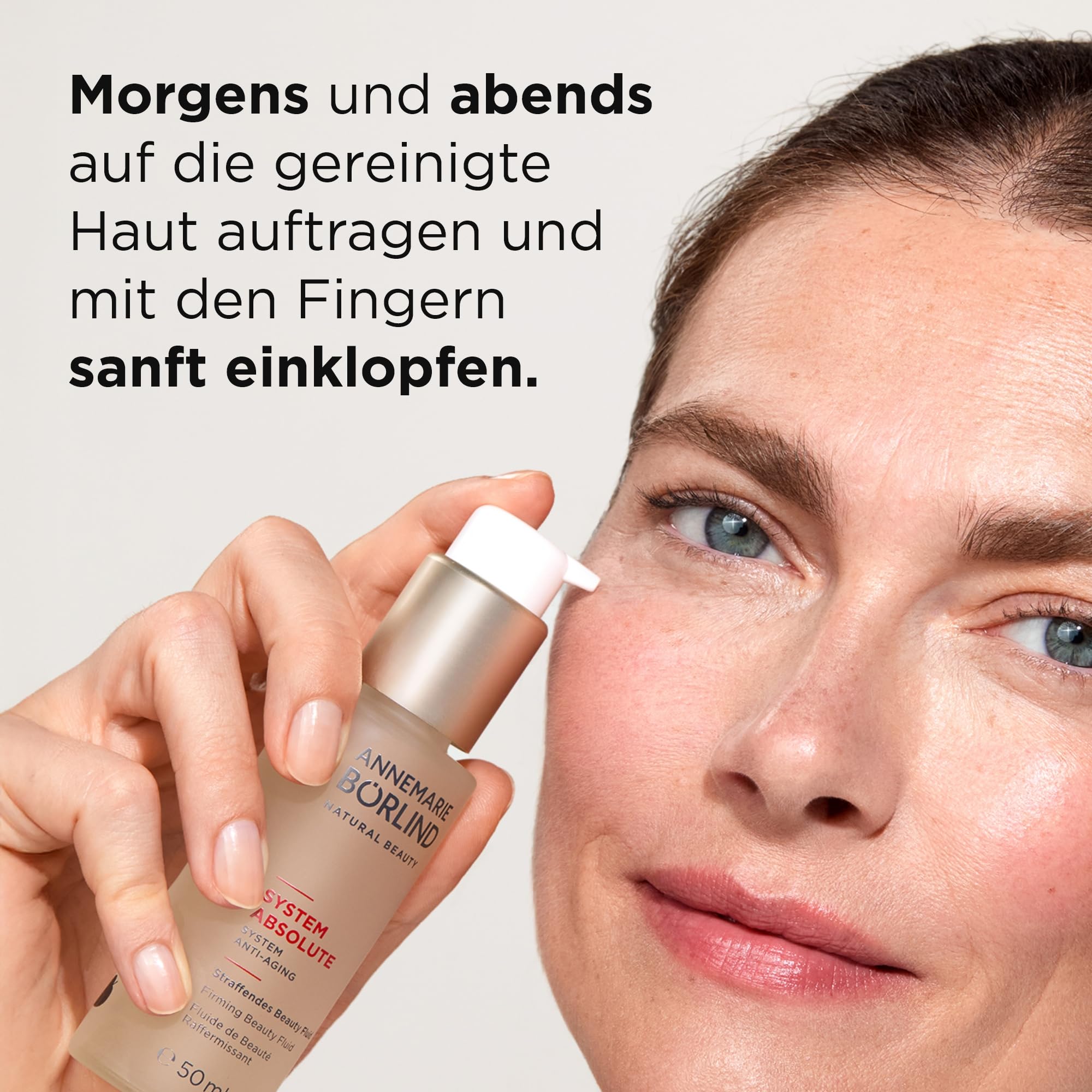 ANNEMARIE BÖRLIND SYSTEM ABSOLUTE Straffendes Beauty Fluid 50ml Anti-Aging | Straffendes Gesichtsfluid, Mildert Falten, Glättet die Haut, Aktiviert Kollagenproduktion, Anti-Aging, Feuchtigkeitsspendend
