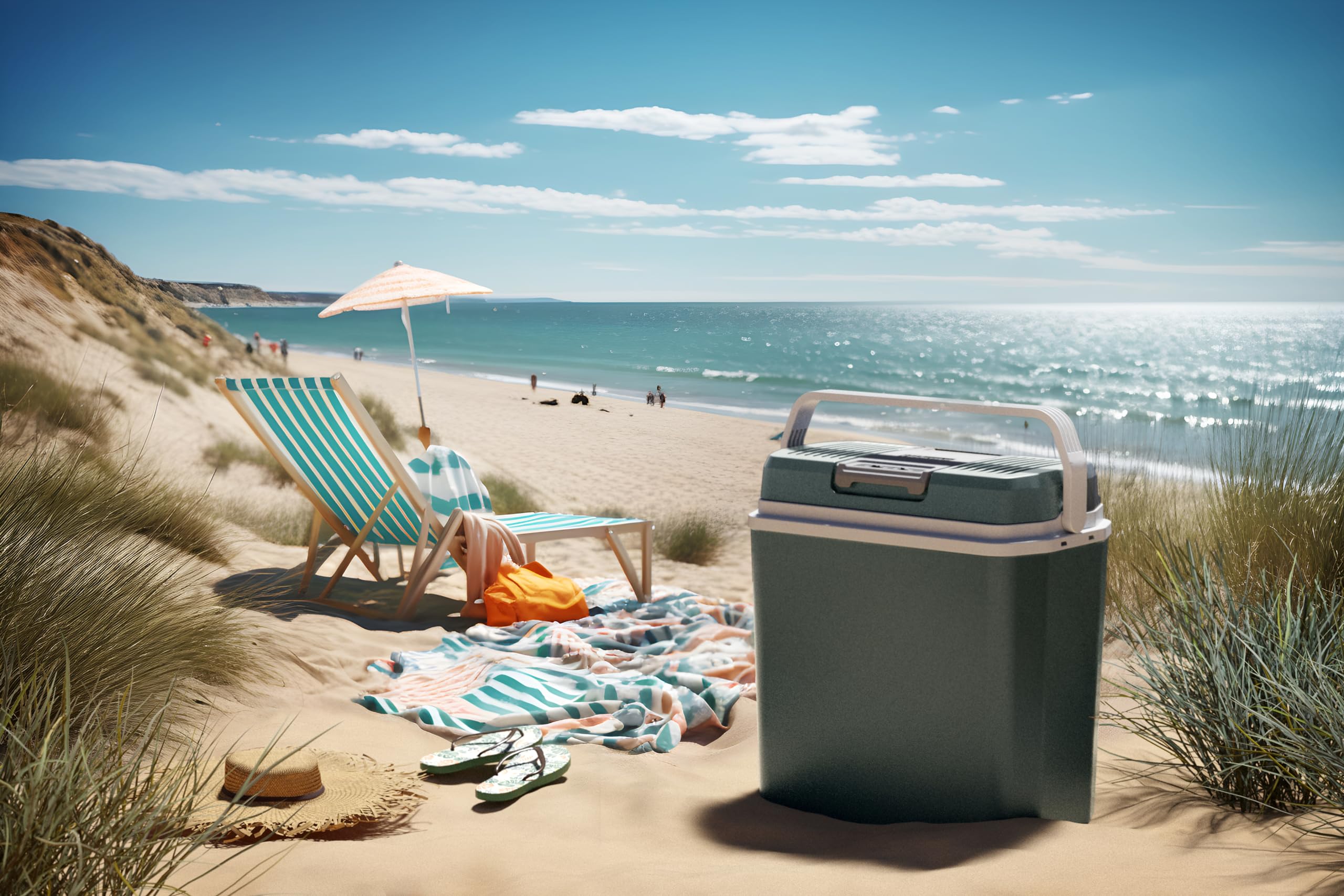 Tristar Termoelektryczna lodówka 20 l, idealna na kemping i długie podróże, gniazdo 12 i 230 V, 2 tryby pracy, chłodzenie i nagrzewanie, KB-7520