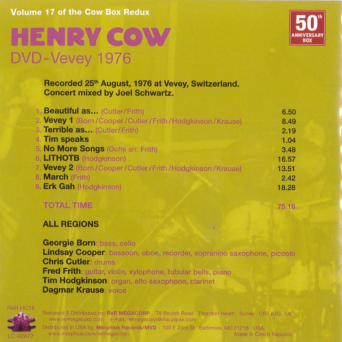 Henry Cow Box Redux: The Complete Henry Cow