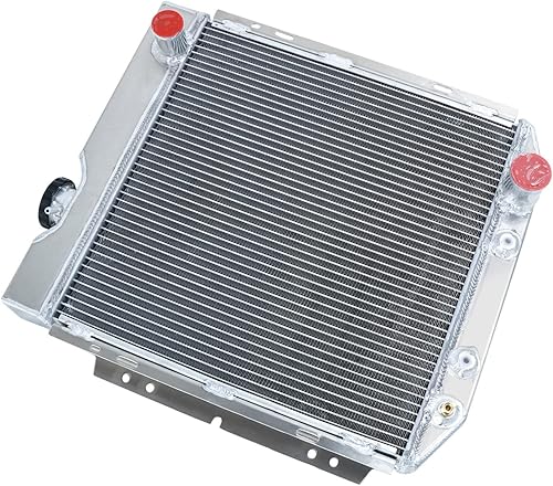 Miniatura 5 de Radiador Mustang CU259 1966 compatible con radiador Ford FalconRanchero 1960-1965, radiador Mustang 1965-1966, radiadores Mercury Comet 63-66, V8