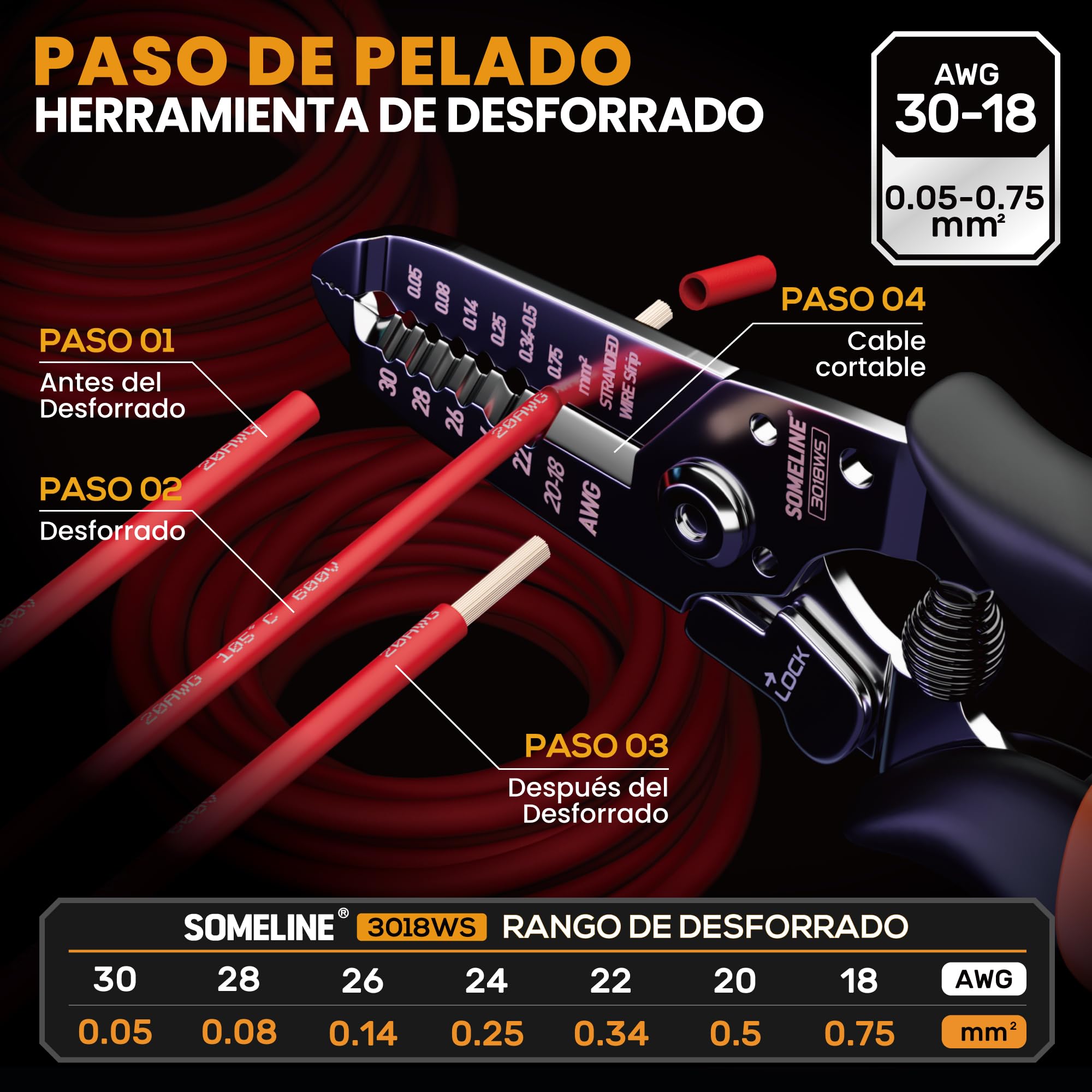 SOMELINE Kit de Crimpadora y Conectores, 41 Tipos, JST-SH 1,0mm/GH 1,25mm/ZH 1,5mm/PH 2,0mm, Compatible Molex PicoBlade 1,25mm & 51005/51006 2,0mm, Crimper 0,03-0,5mm²/32-20 AWG