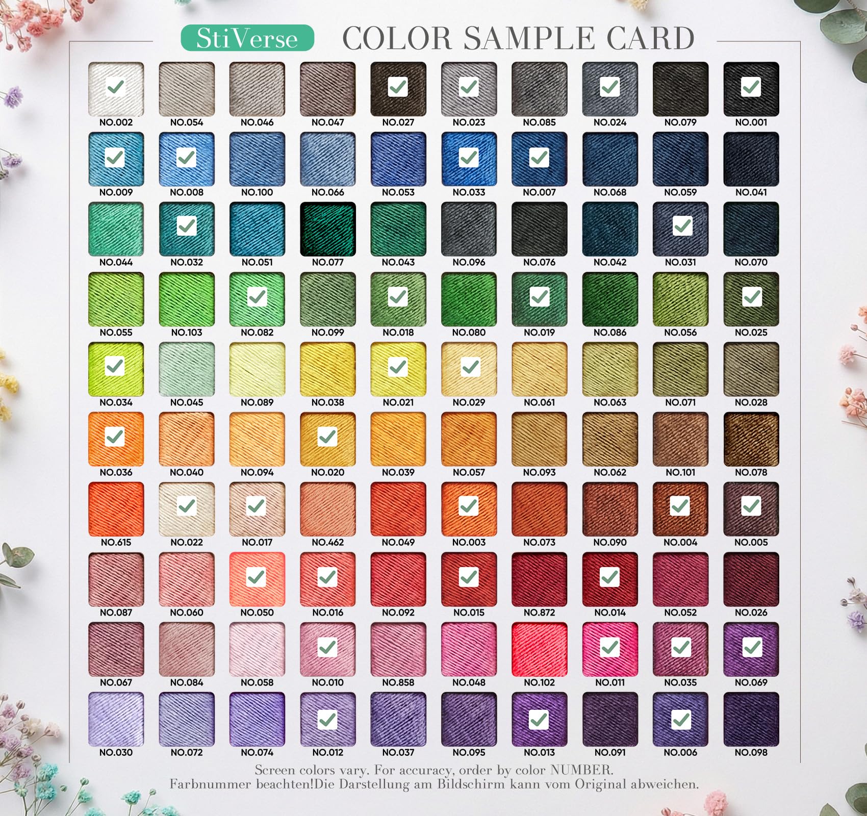 Hilo para coser, 300 yardas por carrete, hilo de poliéster, 36 colores, hilo de coser multiusos, surtido de hilos para coser a mano, hilo de acolchado y máquinas de coser