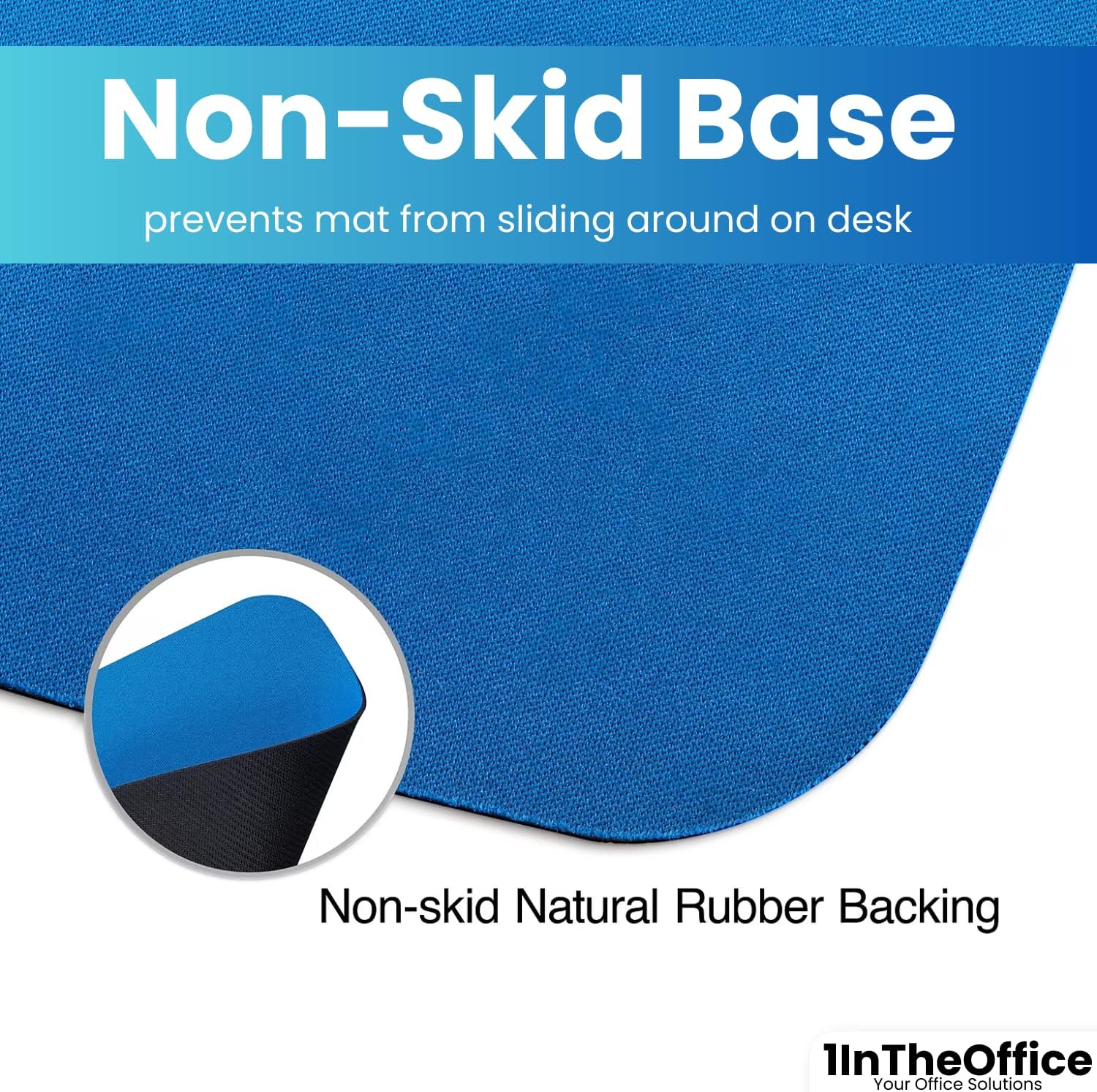 1InTheOffice Mouse Pad (Blue)