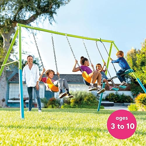 Miniatura 5 de INTEX Juego de columpios resistente para patio trasero con características especiales