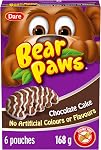 Bear Paws Rainbow Chip Cookies - Soft Cookie Snack Packs, School Snacks, Made With Real Chocolate Chips, Peanut Free, Family Pack, 490g, 14 Pouches