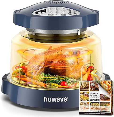 Miniatura 12 de Freidora de Aire Nuwave Oven Pro Plus, Encimera Infrarroja, Convección Avanzada 2025, Sin Descongelación ni Precalentamiento, Cocina Alimentos