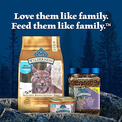 Miniatura 9 de Blue Buffalo Wilderness - Alimento seco para gatos con alto contenido de proteínas, control de peso natural para adultos, pollo 5 libras
