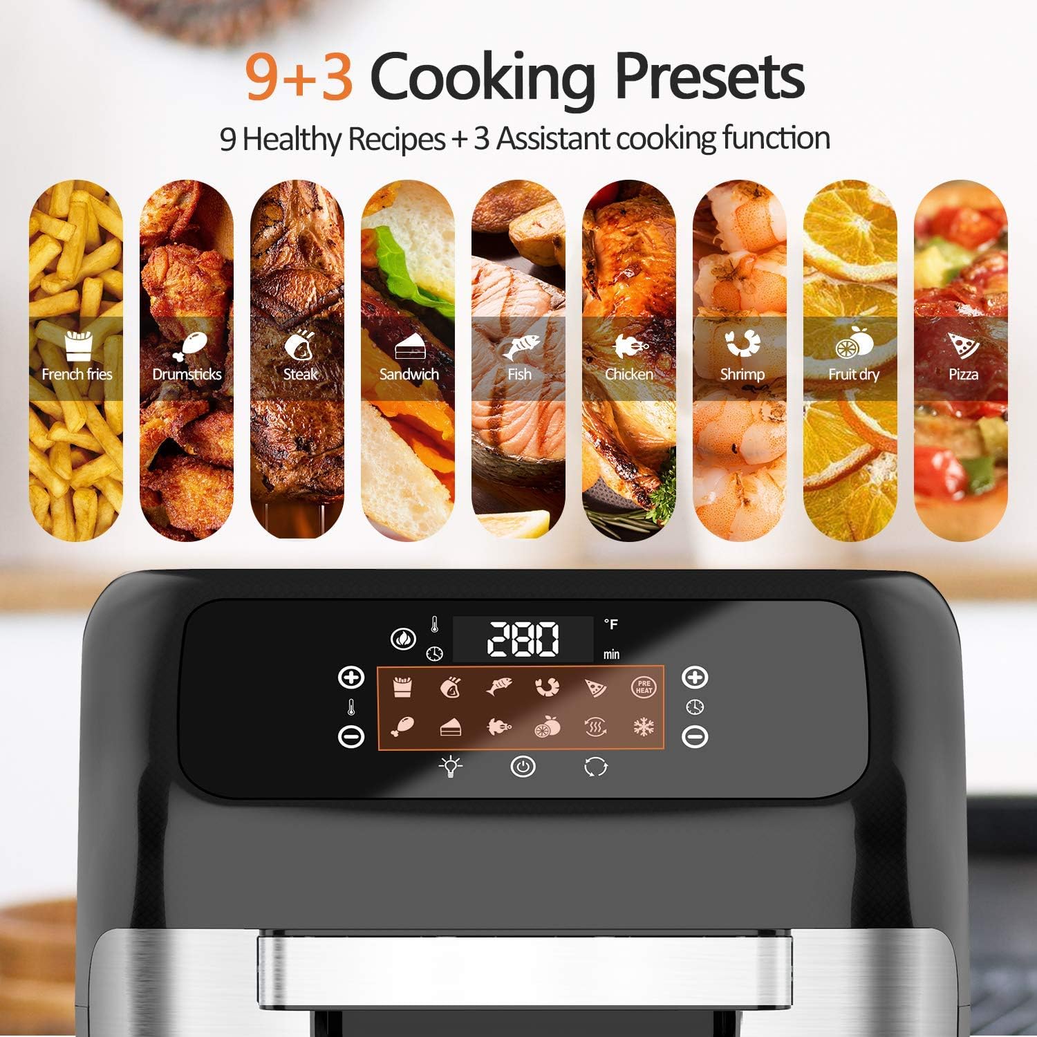 Buy whall Air Fryer,Air Fryer Oven, Family Rotisserie Oven, 1700W
