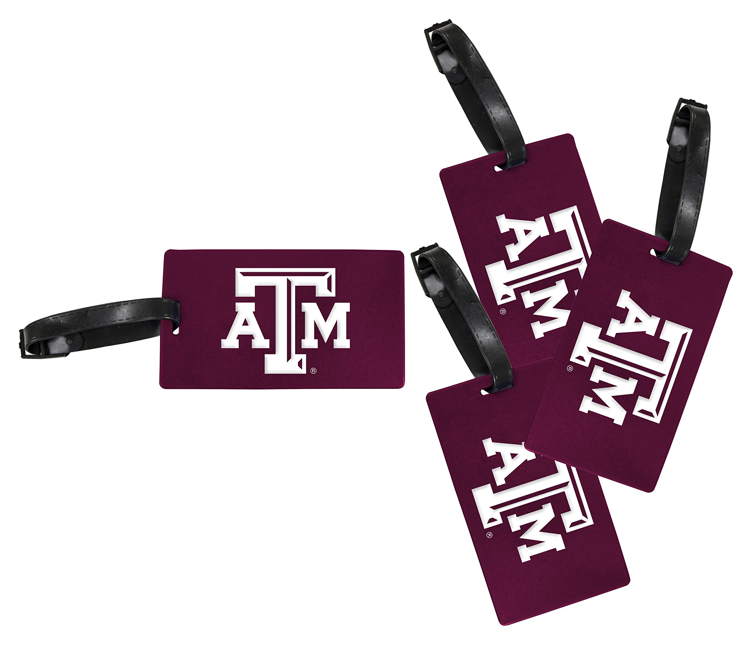 Texas A&M Aggies Luggage Tag 4-Pack Officially Licensed Collegiate Product