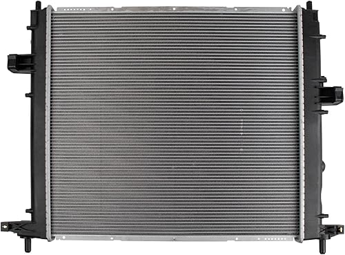 Miniatura 2 de TRQ Conjunto de radiador Núcleo de aluminio compatible con Cadillac ATS CTS 16-22 Chevrolet Camaro CU13589 16-19