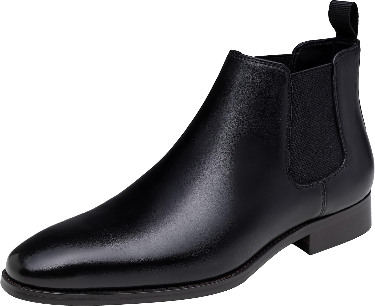 Jousen Chelsea Boots Men Polished Leather Dress Boots Stylish