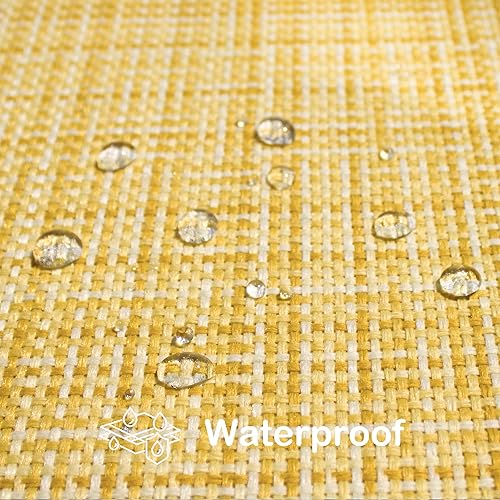 Miniatura 2 de Kevin Textile - Juego de 2 fundas de almohadas decorativas para exteriores, impermeables, modernas, de rayas, para patio, sofá y banca, de 16 x