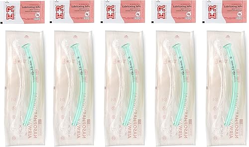 Miniatura 2 de Ever Ready First Aid Vía respiratoria nasofaríngea (NPA) con paquete de gelatina lubricante 0.11 oz (5 unidades (paquete de 5))