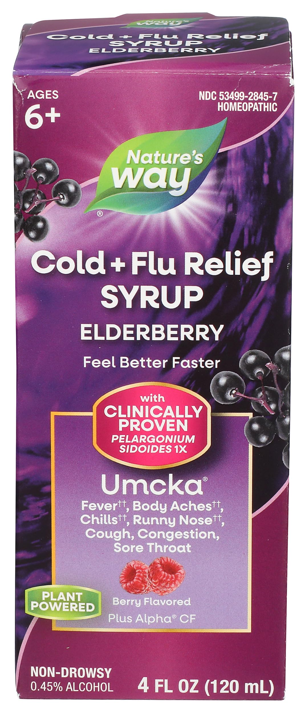 NATURES WAY Umcka Elderberry Syrup, 4 FZ
