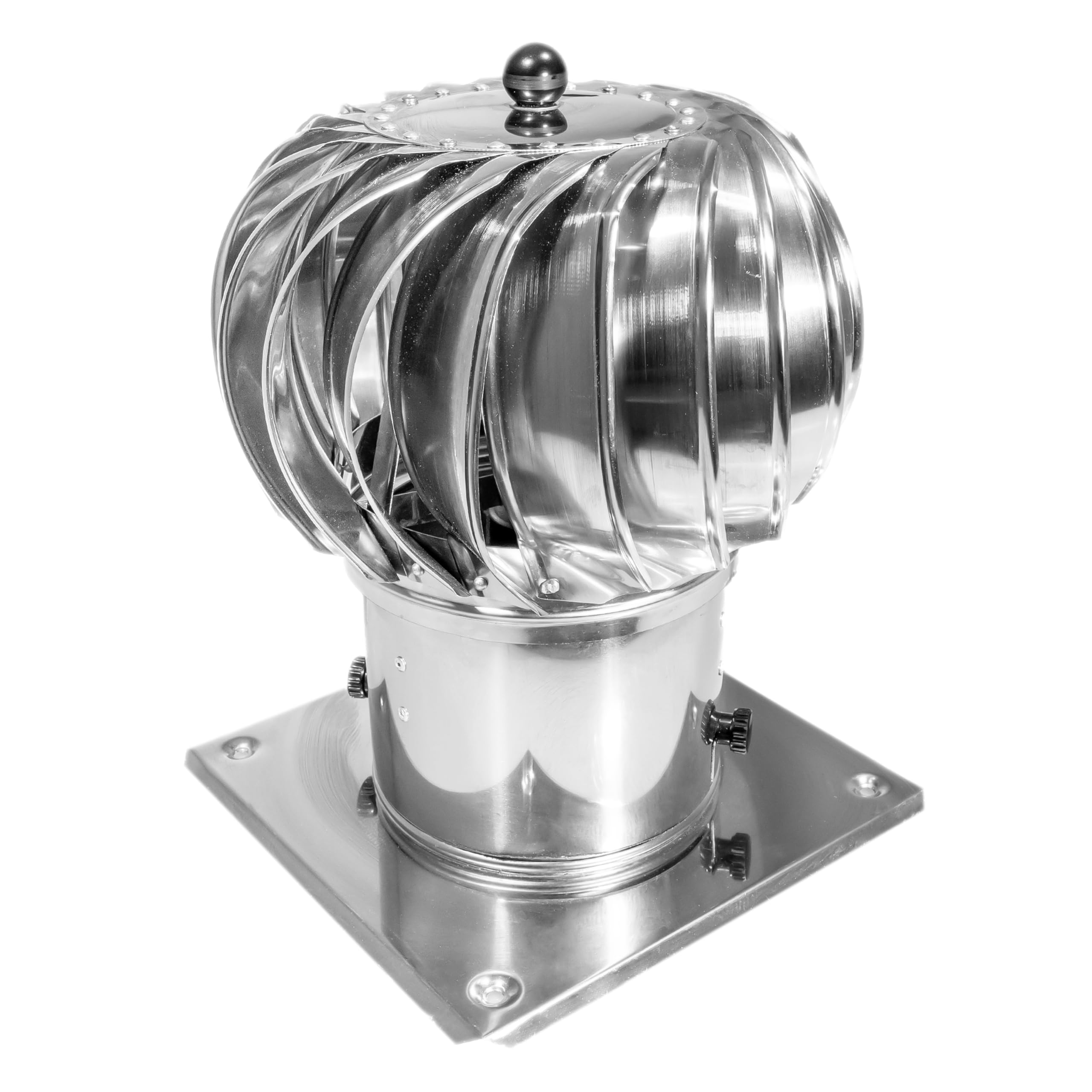 Rotary Chimney Cowl Cap Stainless Steel 150mm - 6"