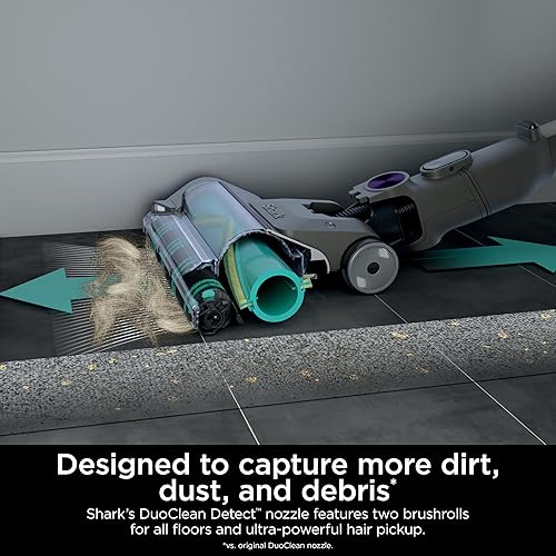 Miniatura 5 de Shark PowerDetect - Aspiradora inalámbrica, potente succión, filtración HEPA, tiempo de funcionamiento de 70 minutos, alfombra y suelo duro,