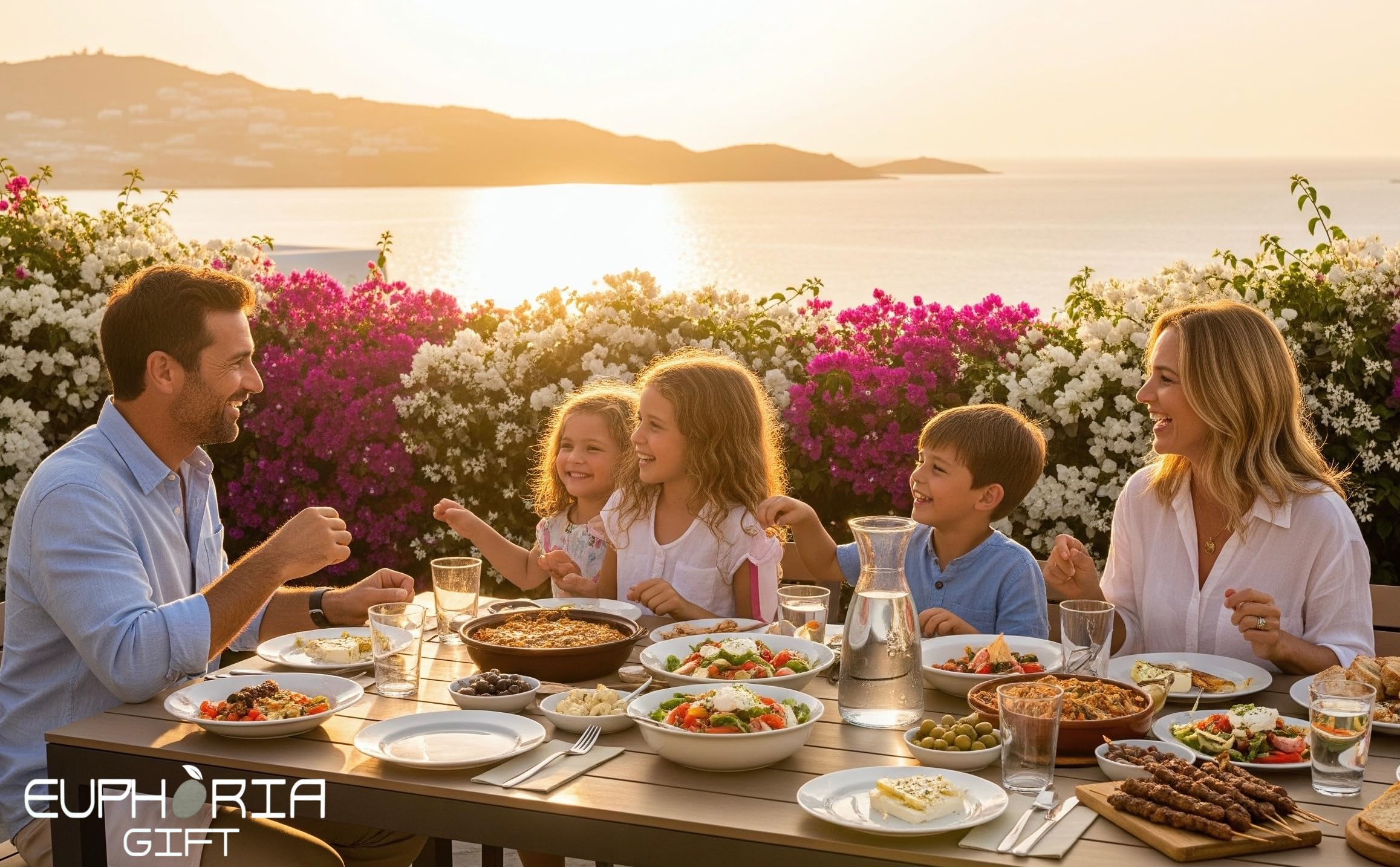 Euphoria Gift - Olio d'oliva di alta qualità | Extra vergine dalla Grecia | Estratto a freddo | Nuovo raccolto 2025-2026|Primo grado | Olive raccolte a mano | Latta da 5 litri