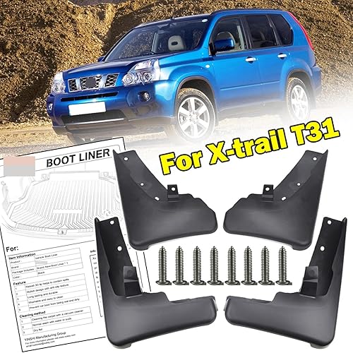Miniatura 2 de for Nissan X-Trail T31 2008-2013 Xtrail, Splash Guards Mud Flap Mudguards Fender Set Molded Car Mud Flaps