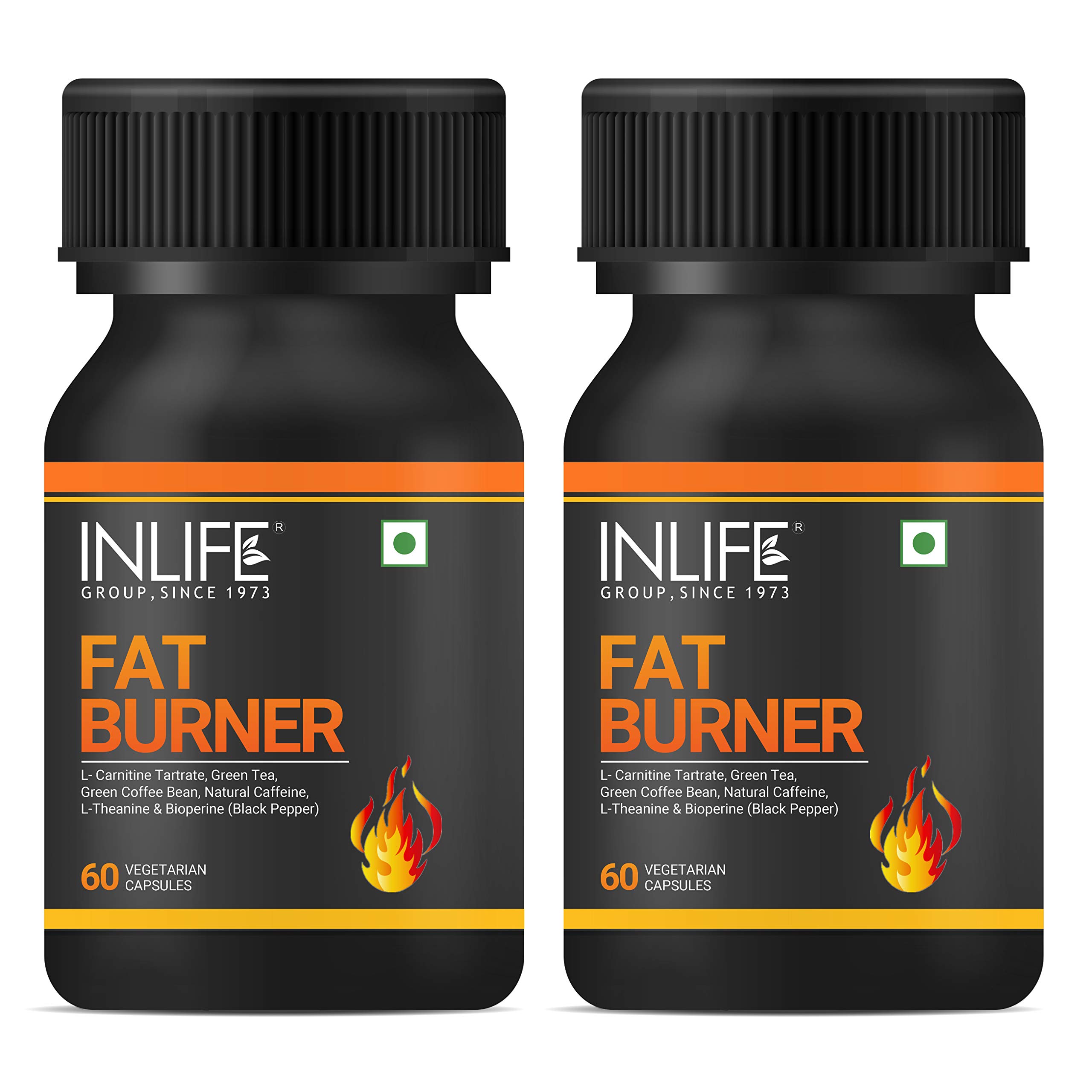 See full amazon price history chart for INLIFE Fat Burner Supplement for Men Women with L-Carnitine, Green Tea, Green Coffee Bean, Natural Caffeine, L-Theanine, Piperine Extract - 60 Vegetarian Capsules (Pack of 2, 120) INLIFE Fat Burner Supplement for Men Women with L-Carnitine, Green Tea, Green Coffee Bean, Natural Caffeine, L-Theanine, Piperine Extract - 60 Vegetarian Capsules (Pack of 2, 120) (B083ZV9WZ9) Amazon Price History, Amazon Price Tracker