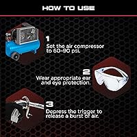 Vista 6 de Tornador Z-014 Air Blow Out Tool High-Performance Air Blower for Fast Car Detailing Quickly Cleans & Dries Hard-to-Reach Areas Essential Tool