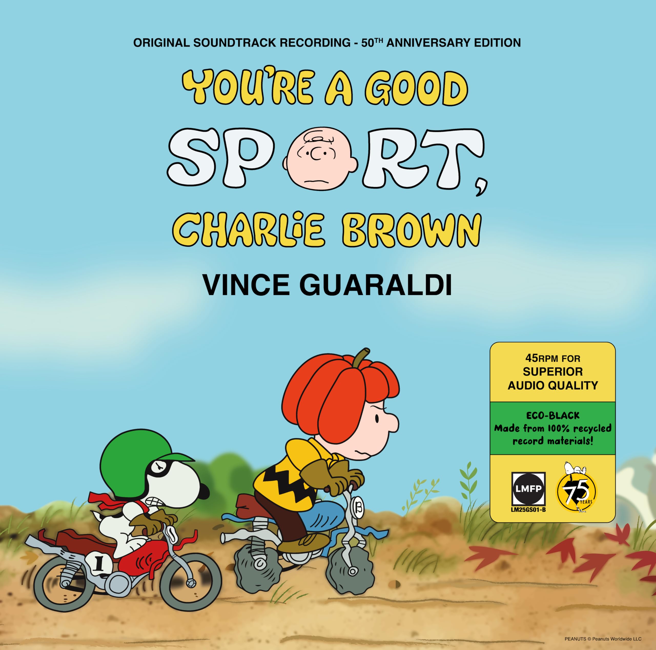 You're A Good Sport, Charlie Brown (45 Rpm Eco-Black Vinyl) [OST 50th Anniversary Edition] [Vinyl LP] [VINYL]