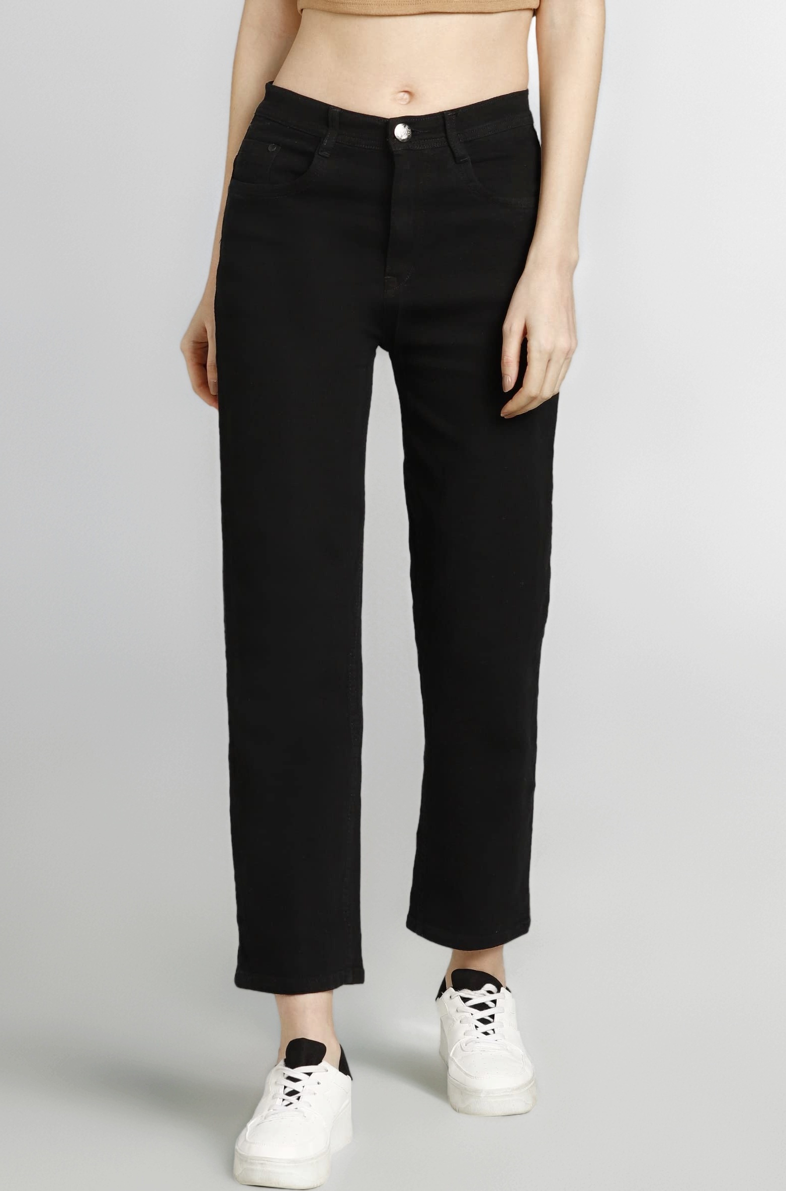 Women's Denim Straight Fit Boyfriend Jeans