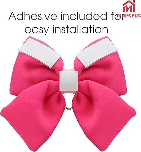 Miniatura 3 de Lazo para casco de motocicleta para mujeres y niñas, lazo de tela para casco, lindo lazo grande a la moda, accesorios para cascos de motos,