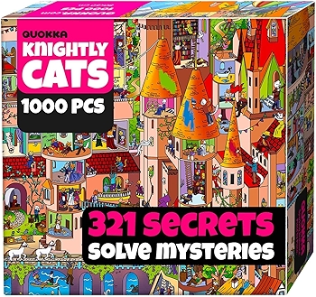 Knightly Cats Puzzle by QUOKKA
