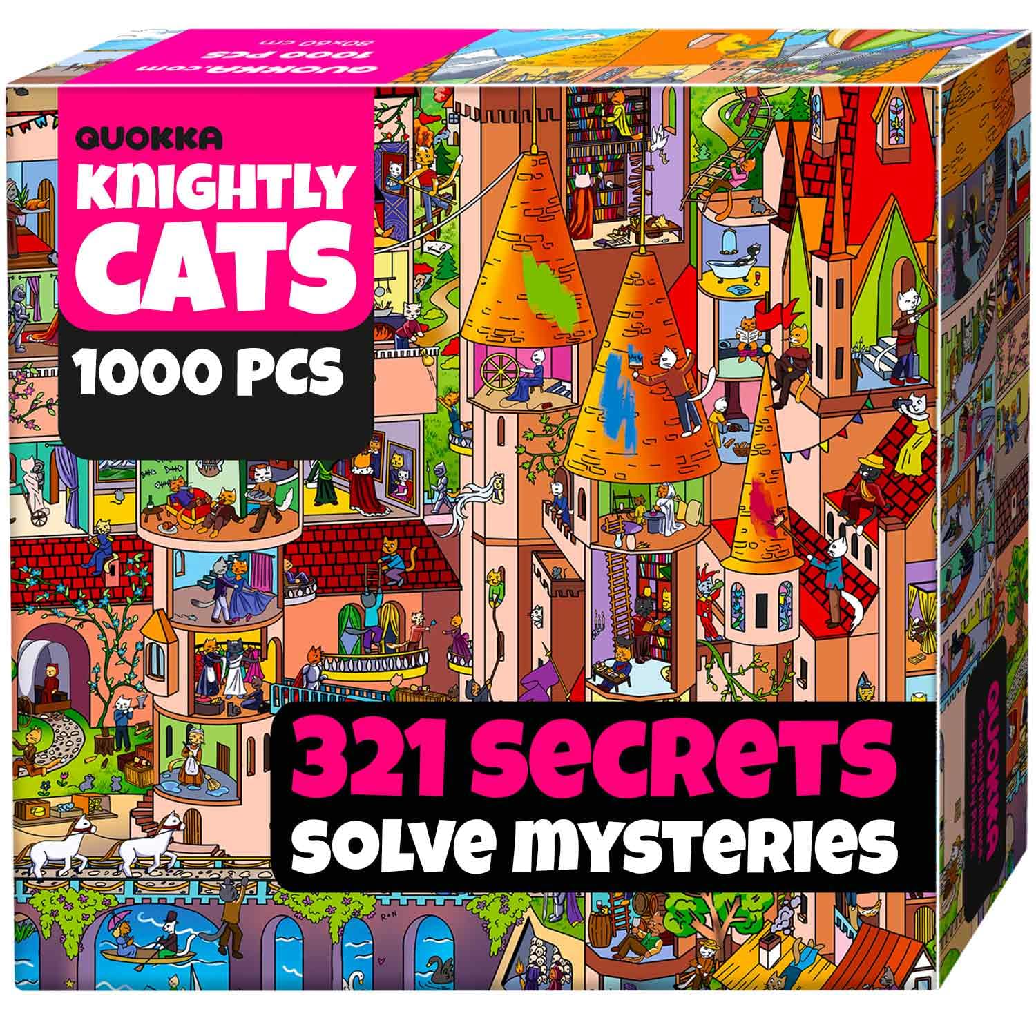Amazon.com: QUOKKA 1000 Piece Jigsaw Puzzle for Adults Knightly