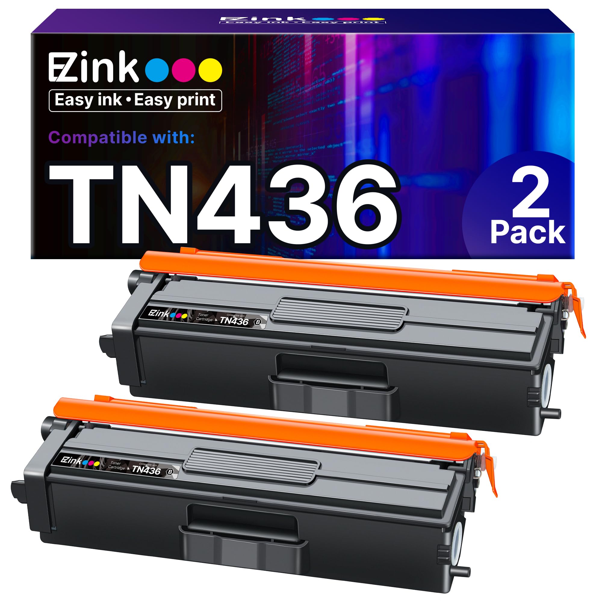 TN436 Toner Cartridge Compatible for Brother TN436 TN-436 Toner Replacement for TN436 TN433 TN431 to Use with Brother HL-L8260CDW, L8360CDW,