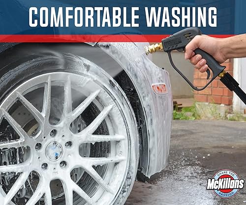 Miniatura 4 de McKillans - Repuesto de pistola de hidrolavadora, entrada M22 con extensión y acoplador de conexión rápida de 14 pulgada