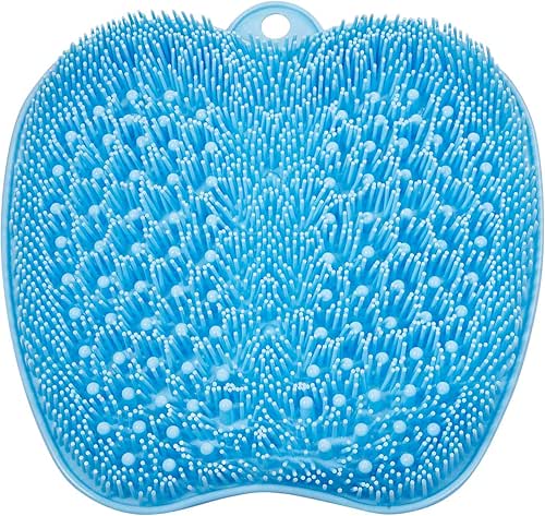 BESKAR Larger Foot Scrubber Mat with Non-Slip Suction Cups- Cleans,