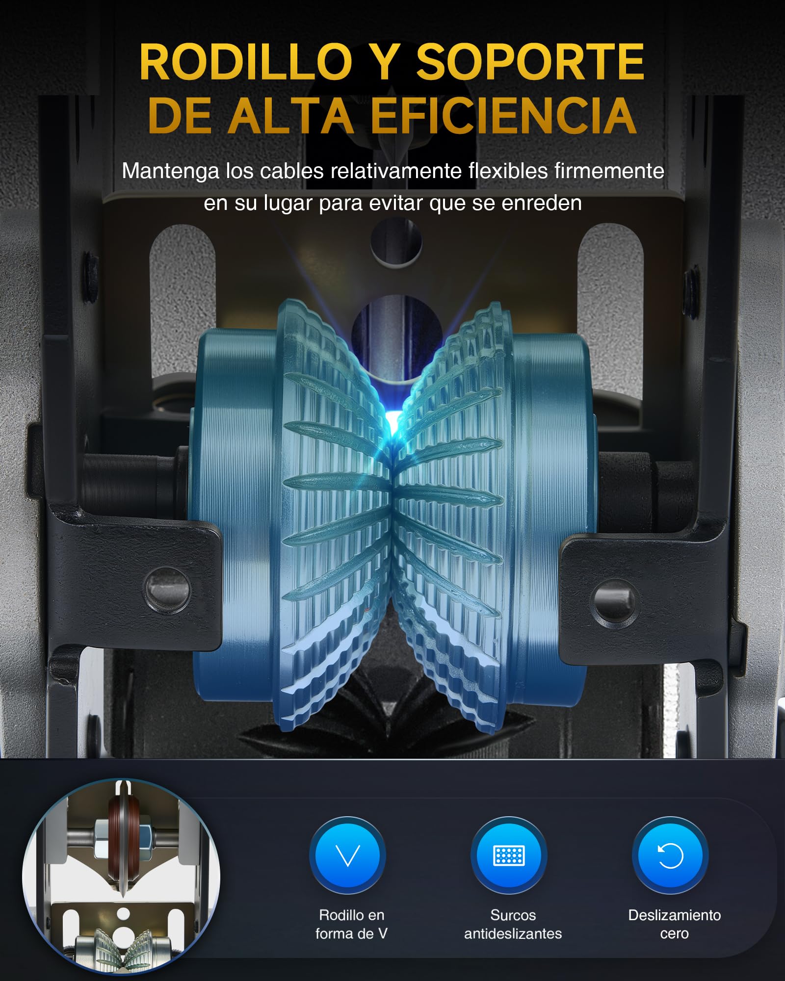 CREWORKS Máquina Pelacables Manual de 1,5 a 25 mm, Pelacables de Cobre compatible con Taladros para Alambre de Chatarra con 2 Placas de Orificio de Alimentación