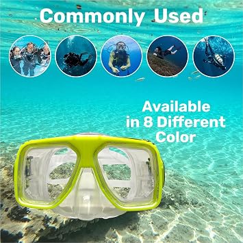 H2Odyssey Alpha 2 Scuba Mask - Anti Fog Scratch Resistant Masks for Snorkeling