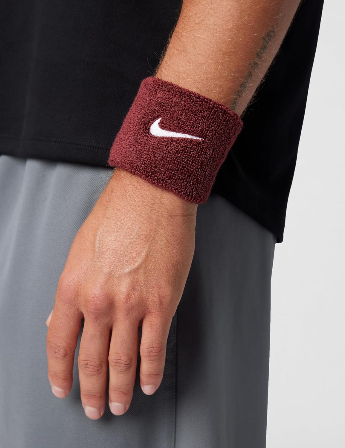 Nike Unisex Adult Swoosh Classic Wristband 2 Pack - Image 2