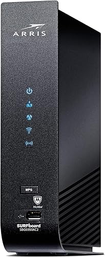 ARRIS Surfboard SBG6950AC2-RB DOCSIS 3.0 Cable módem y router Wi-Fi AC1900, aprobado para Comcast Xfinity, Cox, Charter Spectrum y más, cuatro