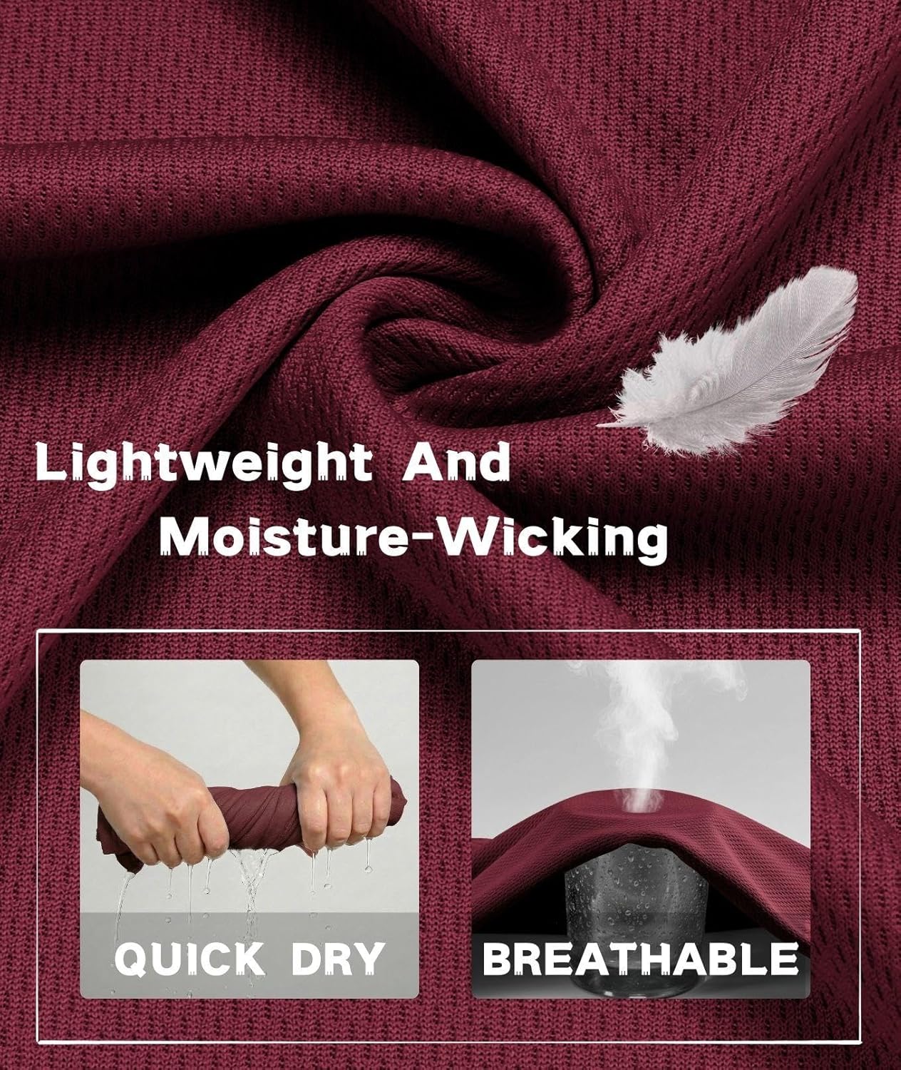 PINSPARK Golf Polo Shirts for Men Quick Dry Performance Casual Short Sleeve Collared Shirt Moisture Wicking Athletic Shirt - Image 5