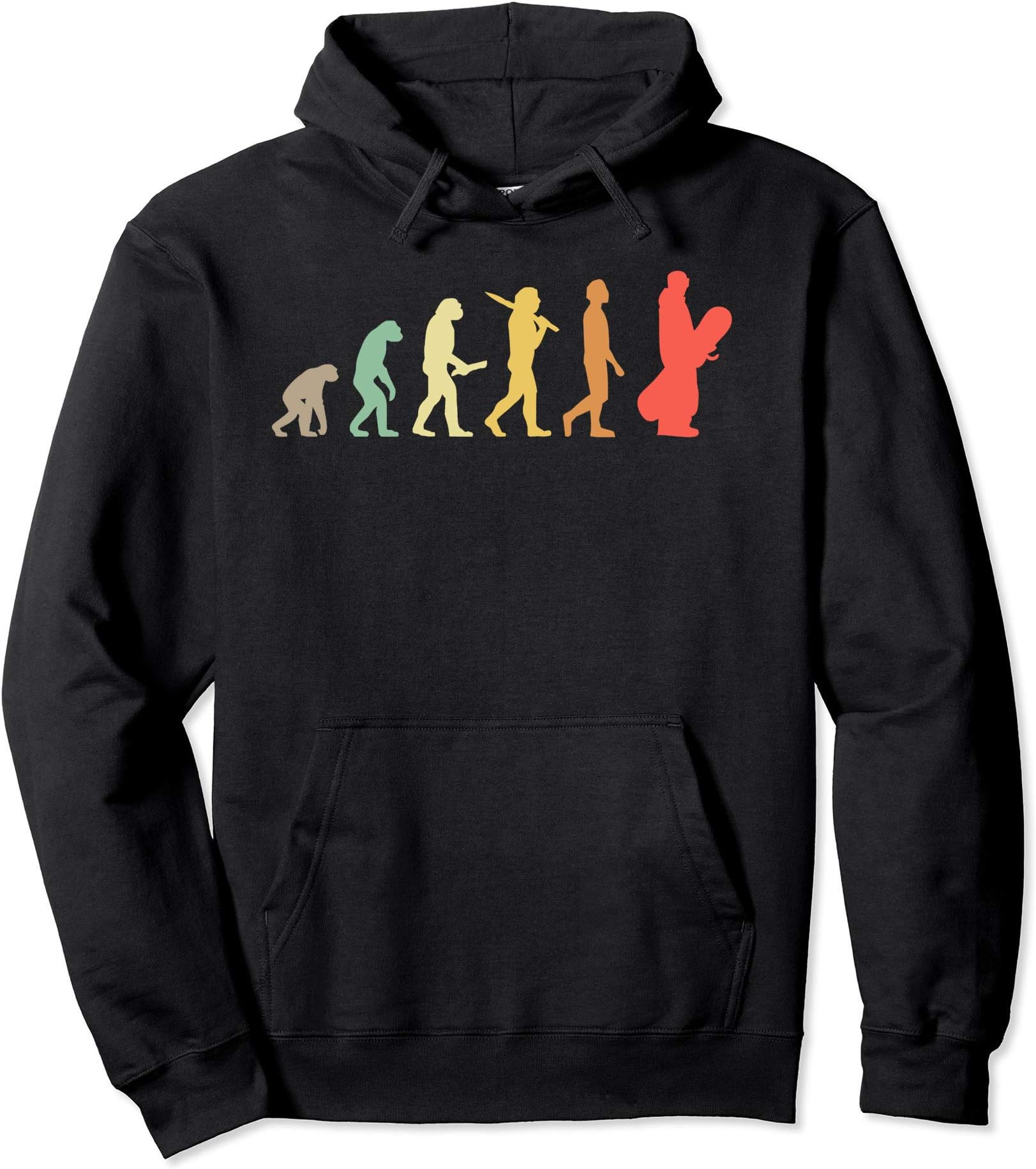 Retro Snowboarding Evolution Gift For Snowboarders Pullover Hoodie