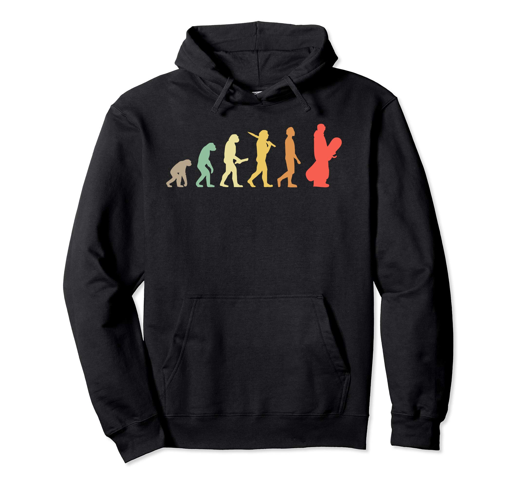 Retro Snowboarding Evolution Gift For Snowboarders Pullover Hoodie