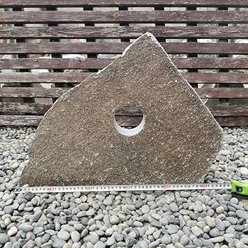 Amazon.co.jp: 鉄平石オブジェ18.4キロ庭石鑑賞石石盆石水石灯籠庭坪庭