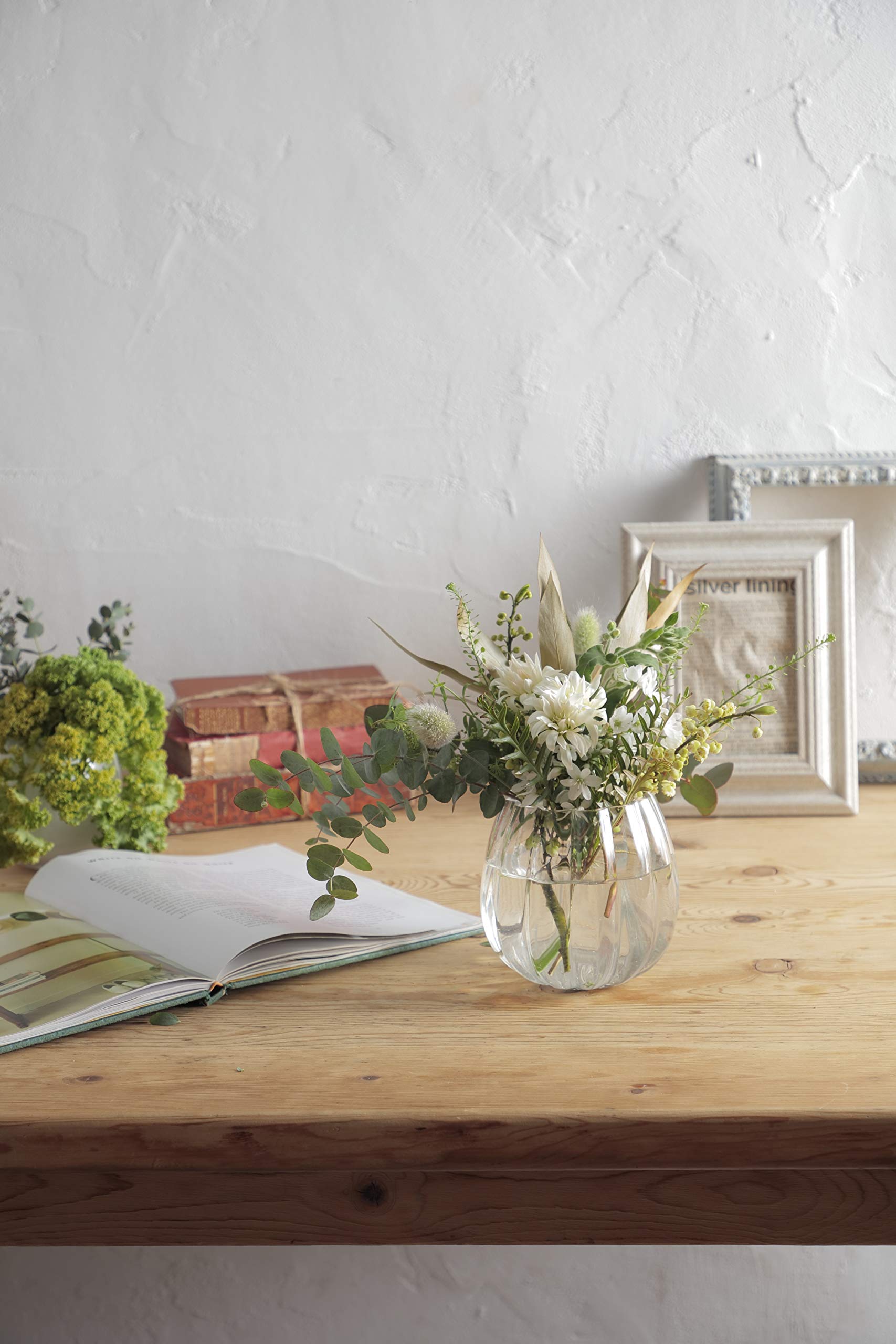 Amazon｜HitoHana(ひとはな) 草花系 花束 ホワイト L ナチュラルブーケ