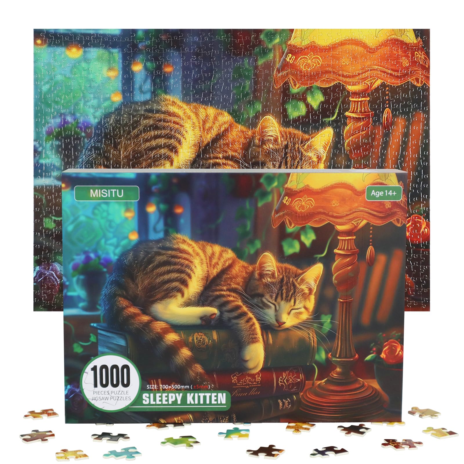 Puzzle 3D in Legno Puzzle per bambini e adulti - Gatto A4