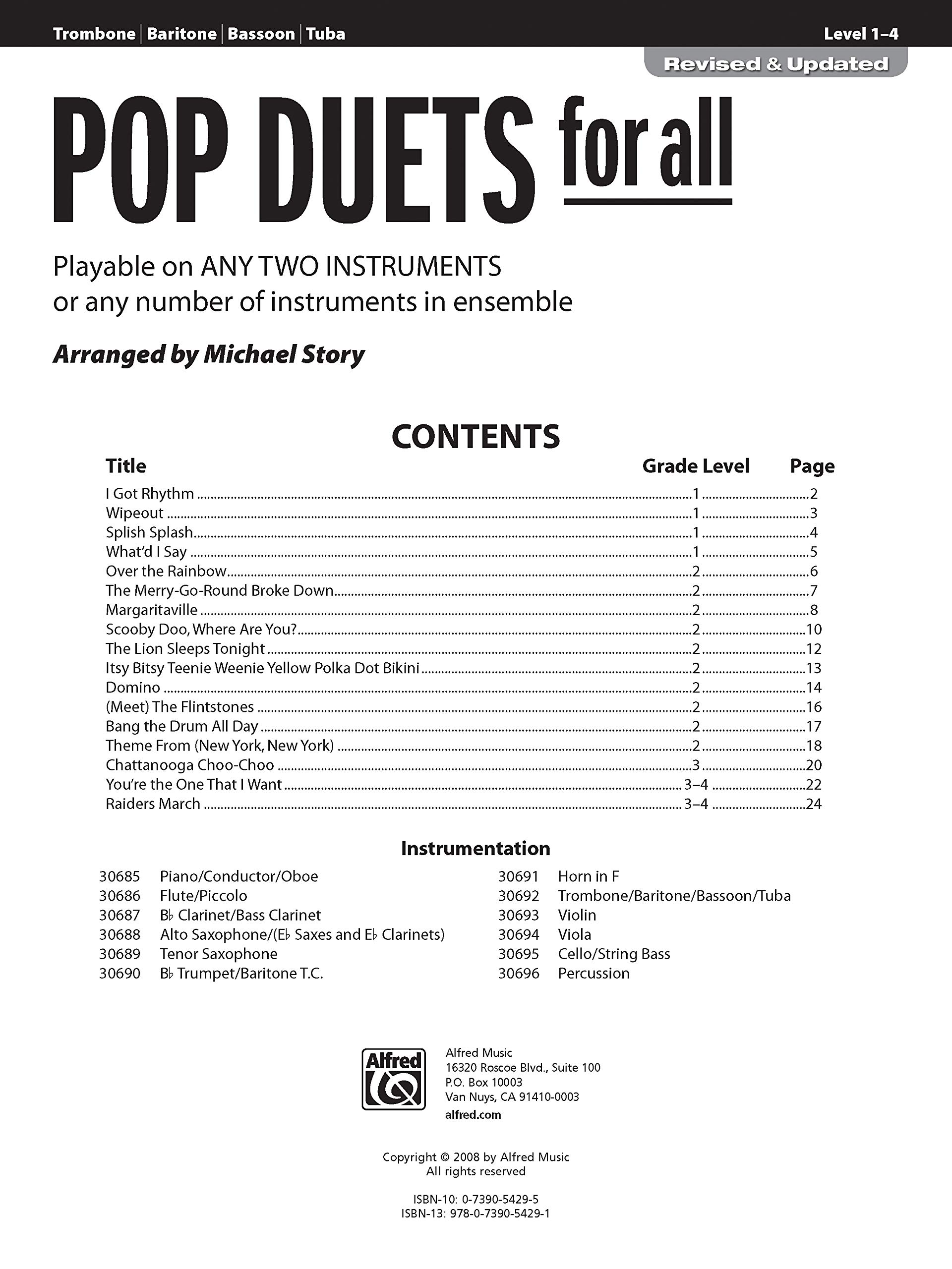 Pop duets for all hn bk