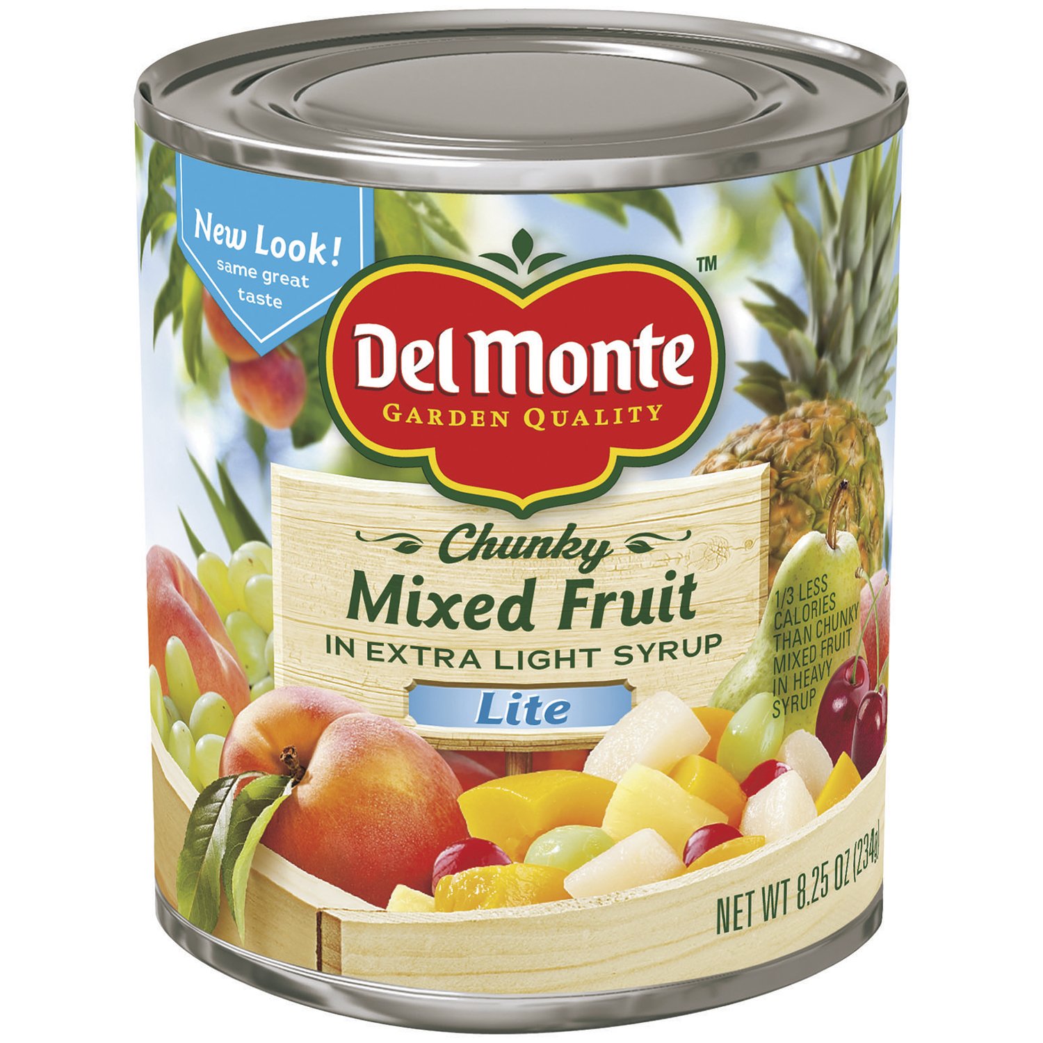 Del Monte Chunky Mixed Fruit, Lite, 8.25 Ounce (Pack of 12