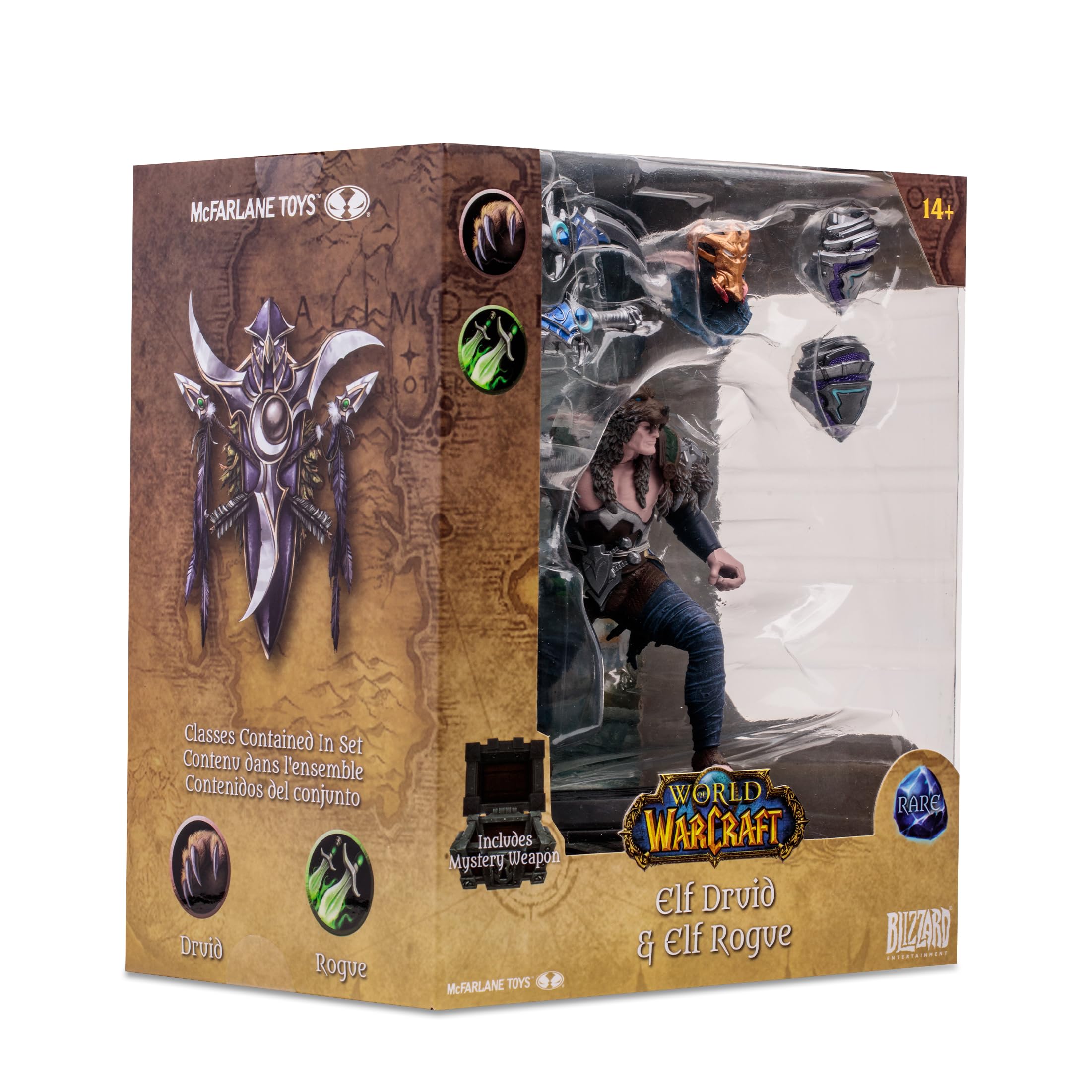 McFarlane Toys - World Of Warcraft Night Elf Rare 15 Cm - Action Figure Collezionabile 1:12