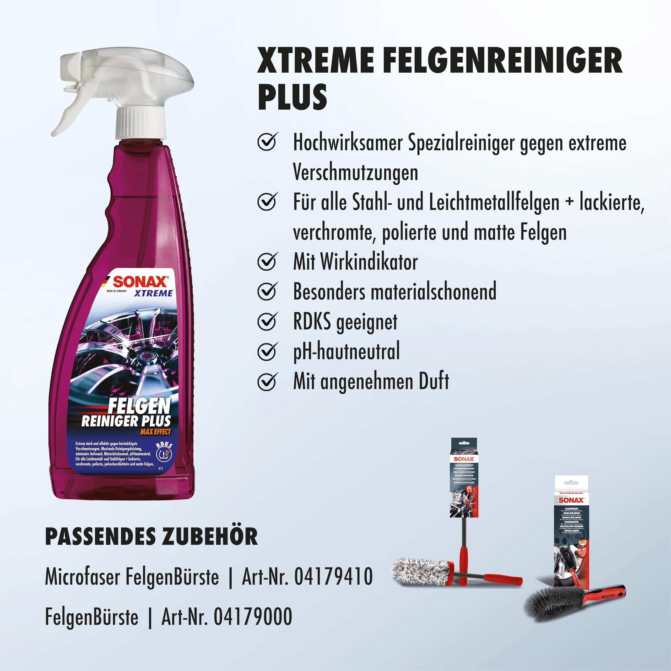 SONAX XTREME - Cura cerchioni