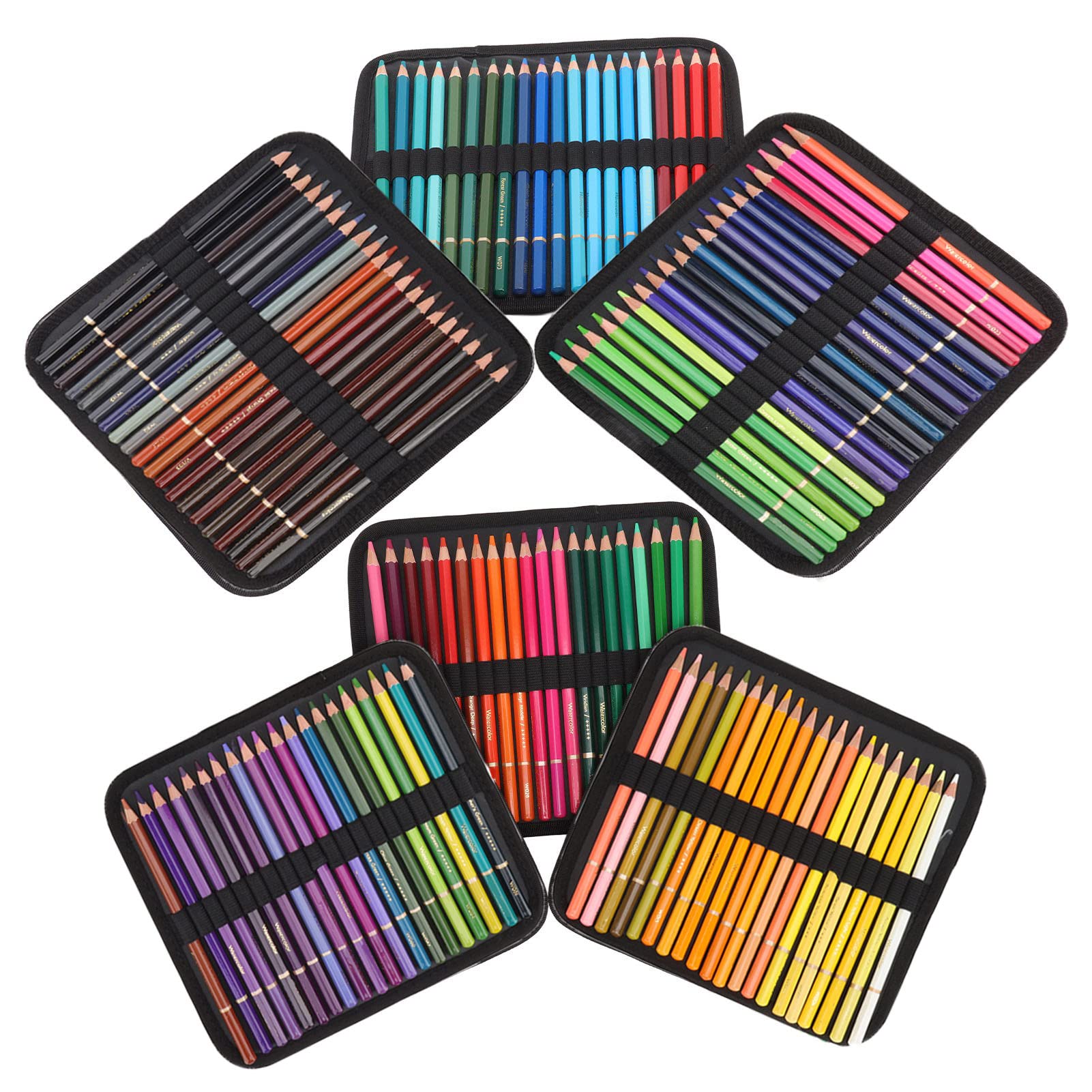 Buntstift-Set, 120 Farben Wasserlösliche Buntstifte Umweltfreundliches Material Buntstifte Tragbares Buntstift-Kunstset für Erwachsene Professionelle Künstler Anfänger
